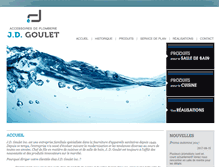 Tablet Screenshot of jdgoulet.com